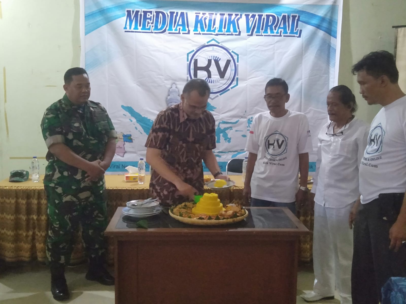 Danrem 064/MY diwakili Kapenrem 064/MY Hadiri Milad Ke-1 HUT Media Klik Viral