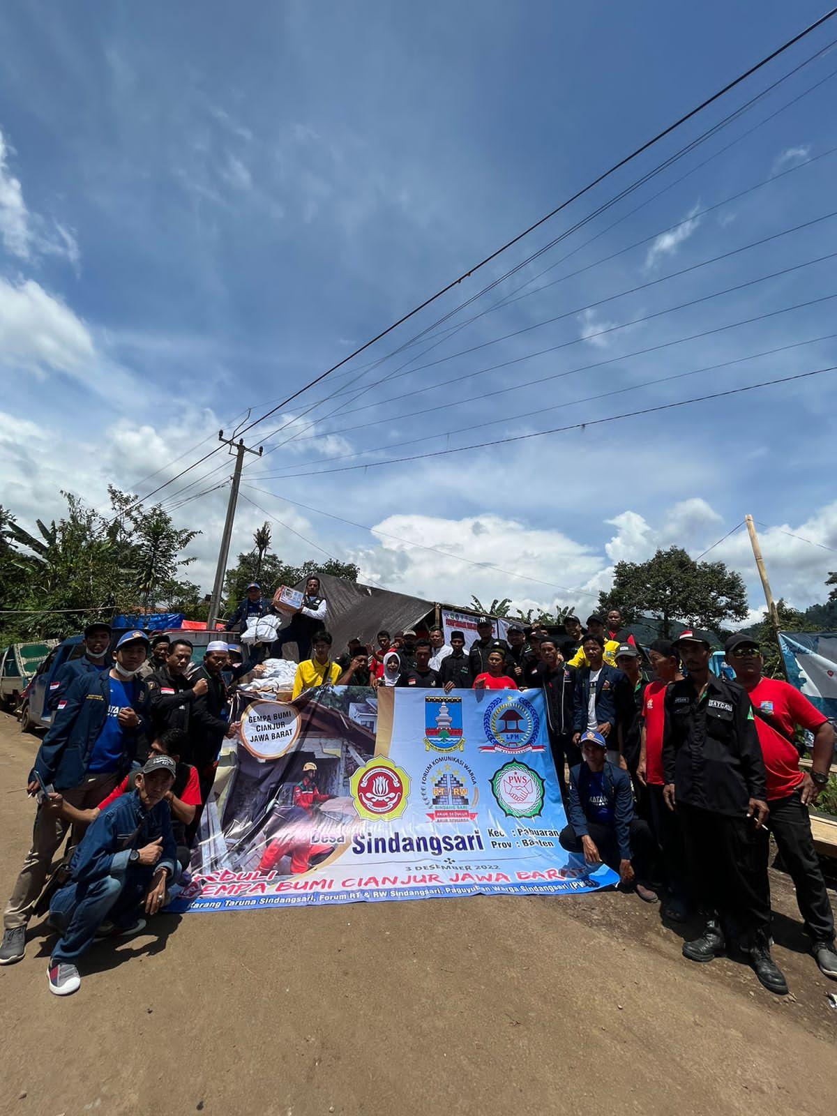 Sinerginitas Karang Taruna,BPD,Paguyuban Warga Sindangsari Forum RT RW, Sindangsari Bantu Gempa Cianjur