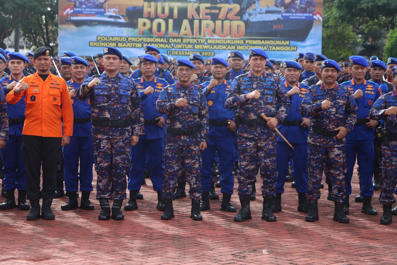 IRUP HUT KE 72 POLAIRUD –  KAPOLDA ACEH AJAK BERDO’A UNTUK MUSIBAH JATUHNYA HELIKOPTER POLRI DIBANGKA BELITUNG