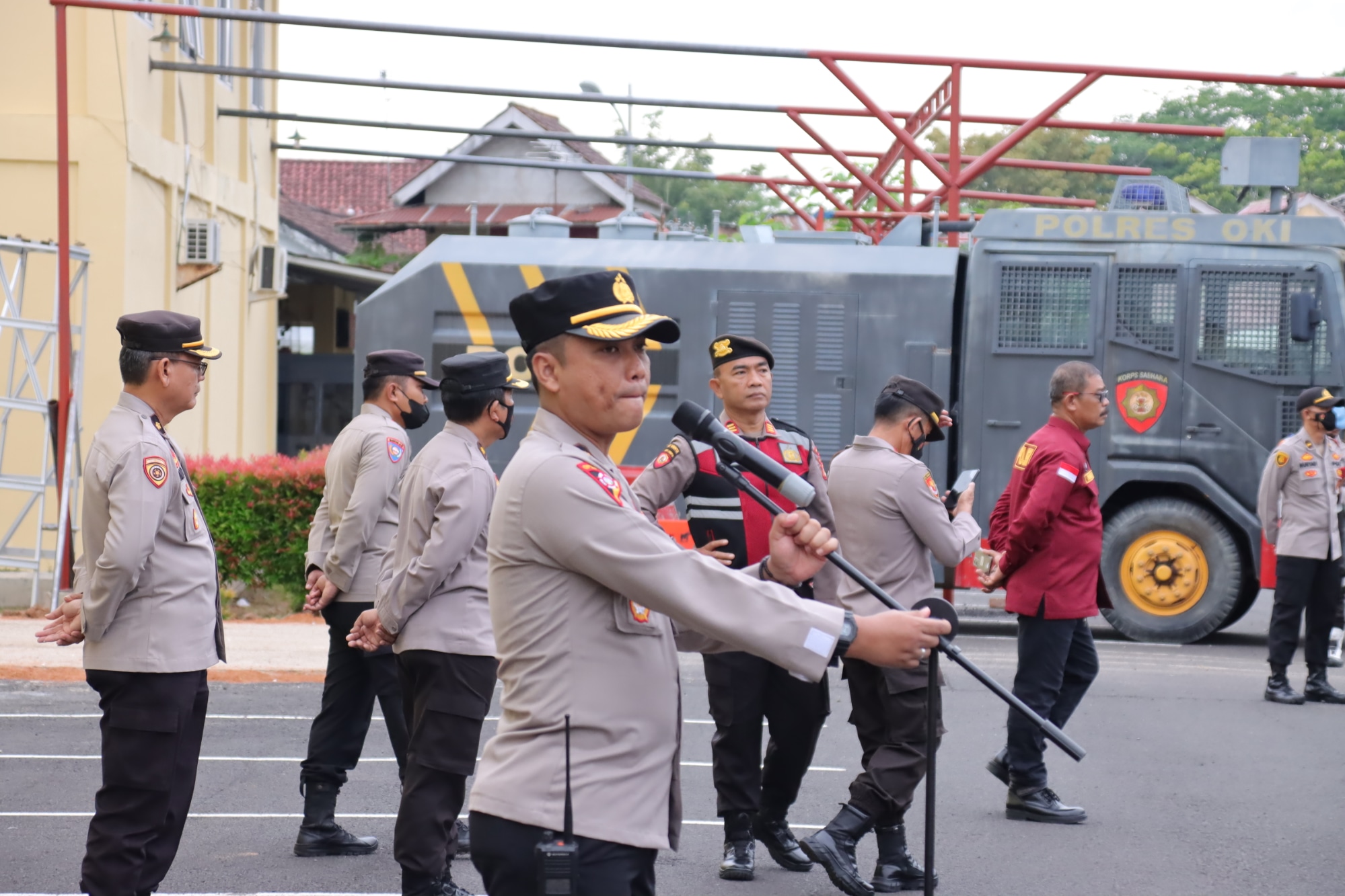 Polres OKI Polda Sumsel Pastikan Kelancaran Layanan Natal dan Tahun Baru