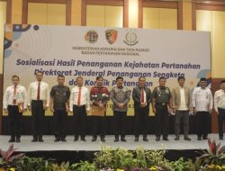 Polda Jambi Melalui Ditreskrimum Polda Jambi Mendapat Penghargaan Dari Menteri Agraria  Dan Tata Ruang  Badan Pertanahan Nasional (ATR/BPN) Hadi Tjahjanto Di Hotel Borobudur Jakarta Pusat