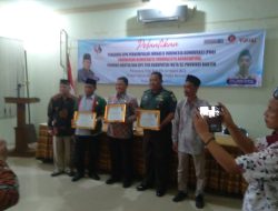 Danrem 064/MY Raih Anugrah Jurnalistik Award ” 2022 Dari DPD PJID Banten