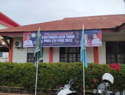 PORA XIV 2022 PIDIE –  DENGAN MOTTO SEMANGAT SANG JUARA KONTONGEN ACEH TIMUR BASE CAMP DI SMKN 1 SIGLI