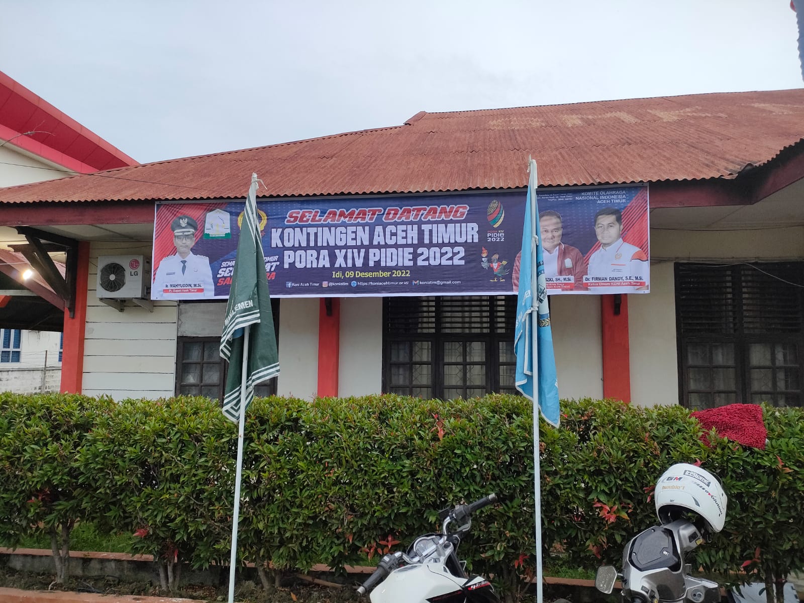 PORA XIV 2022 PIDIE –  DENGAN MOTTO SEMANGAT SANG JUARA KONTONGEN ACEH TIMUR BASE CAMP DI SMKN 1 SIGLI