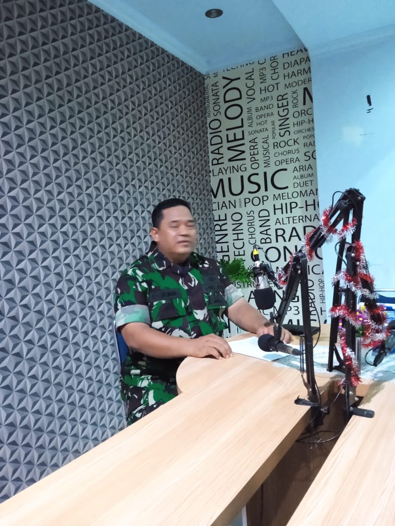 Hadiri Podcast Radio Multatuli FM, Kapenrem Ajak Masyarakat Meriahkan Gebyar UMKM dan Pameran Alutsista