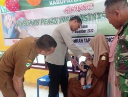 MENUJU INDONESIA BEBAS FOLIO –  POLRES ACEH TIMUR DUKUNG PENCANANGAN PEKAN IMUNISADI NASIONAL