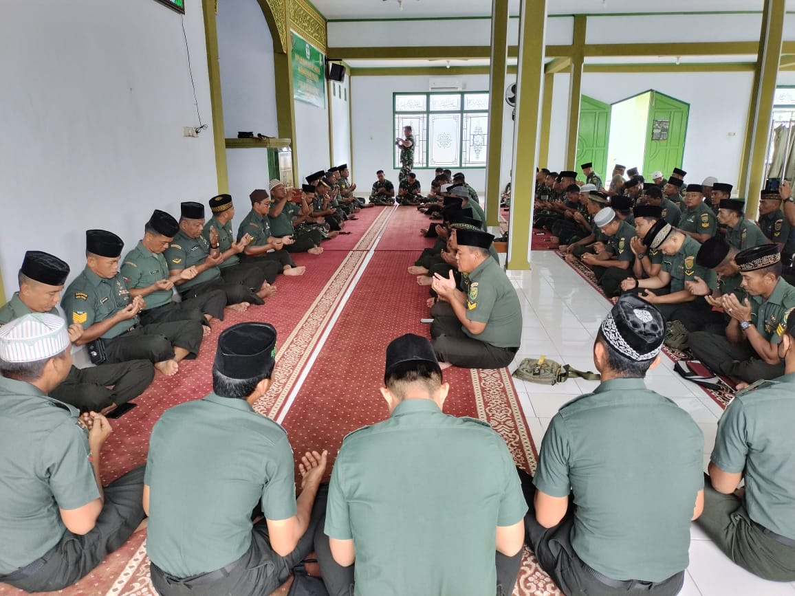 Kodim 0420 Sarko Adakan Doa Bersama, Peringati Hari Juang TNI AD