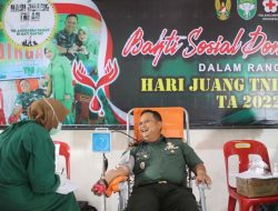 SAMBUT HARI JUANG TNI AD –  KODIM ABDYA GELAR DONOR DARAH