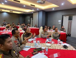 KAPOLRES ACEH JAYA HADIRI –  RAPAT DENGAR PENDAPAT PROGRAM PEMBERANTASAN KORUPSI TERINTEGRASI