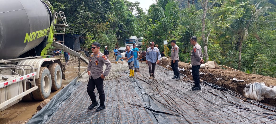 Polsek Sungai Manau Siaga,Antisipasi Gangguan Kamtibmas dan Antisipasi/Pembenahan Jalan Rawan Forcemajeur