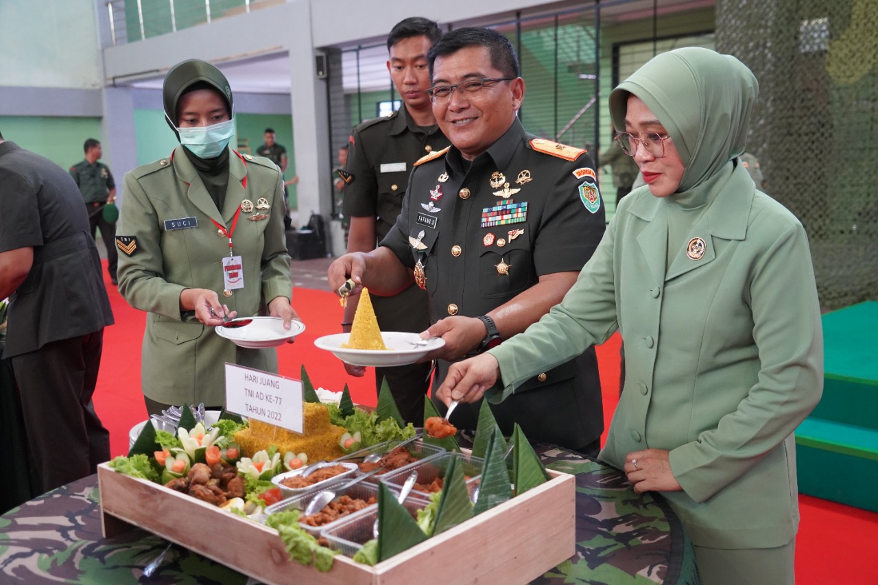 Upacara Peringatan Hari Juang TNI AD Berlangsung Khidmat di Wilayah Korem 064/MY