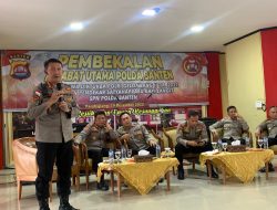 Jelang Penutupan Pendidikan, Siswa SPN Mandalawangi Diberikan Pembekalan Oleh Pejabat Utama Polda Banten