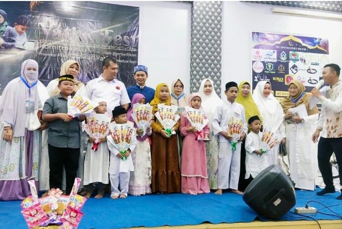 KETUA DPC PDI-P KOTA LANGSA :  MENGHADIRI YATIM FESTIFAL BERSAMA 500 ANAK YATIM KOTA LANGSA