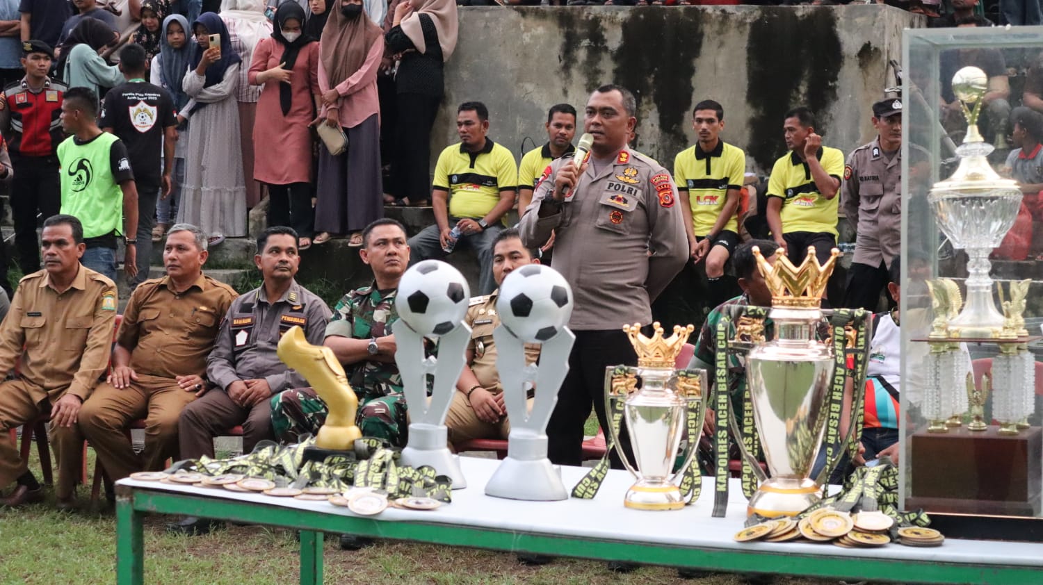 TURNAMENT SEPAK BOLA PUTRA SAMAHANI LAMSITEH COT KUTA MALAKA DITUTUP