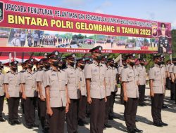 KAPOLDA KALBAR :  LANTIK 260 SISWA DIKTUBA POLRI GELOMBANG II TAHUN ANGGARAN 2022