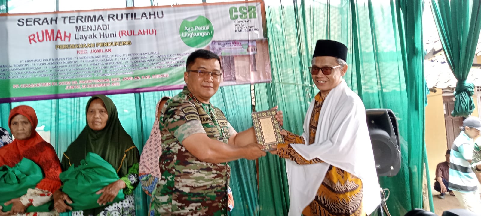 Danrem 064/MY Resmikan Rutilahu di Kecamatan Jawilan