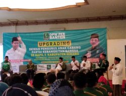 DPW PKB Banten Gelar Upgrading Dapil 5 Kabupaten Serang