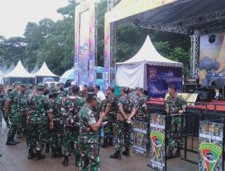 Brigjen TNI Tatang Subarna Tinjau Persiapan Akhir Tempat Gebyar Expo UMKM Banten Dan Pameran Alutsista