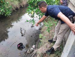 Personel Polsek Purwakarta Polres Cilegon Dengan Sigap Mendatangi TKP Penemuan Bayi