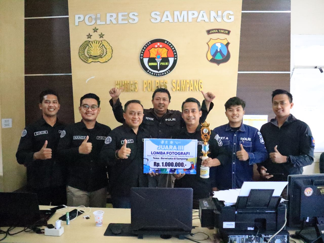 HUMAS POLRES SAMPANG :  JUARA 3 LOMBA FOTOGRAFI DALAM RANGKA HARI JADI Ke 399 KABUPATEN SAMPANG