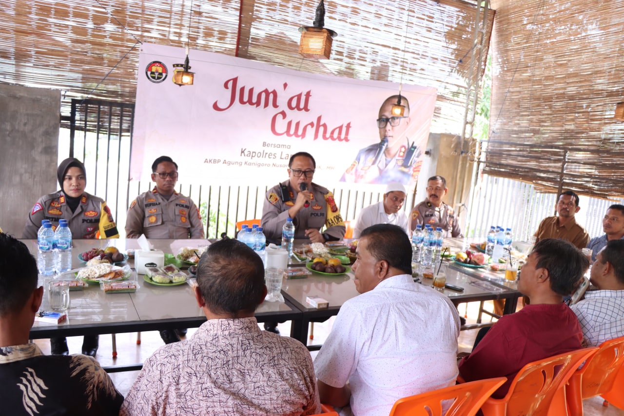 KAPOLRES LANGSA TATAP MUKA TERAKHIR JUM’AT CURHAT DENGAN MASYARAKATNYA :  SEGARA AKAN MUTASI KePOLDA ACEH “SELAMAT JALAN BAPAK”