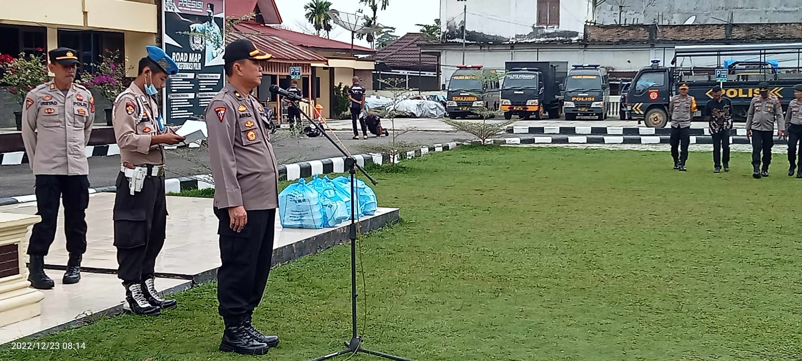 Apel Satgas Ops Lilin Hari Pertama Personil Polres Merangin