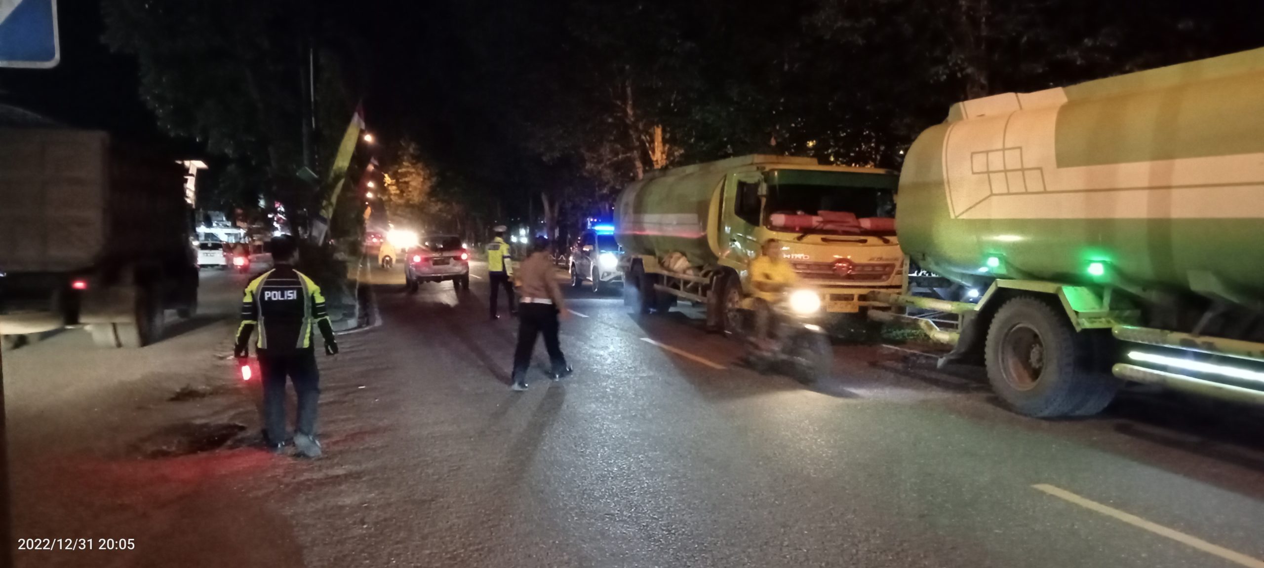 Dua Tangki indek 15 Ton di Tindak Satlantas Polres Merangin