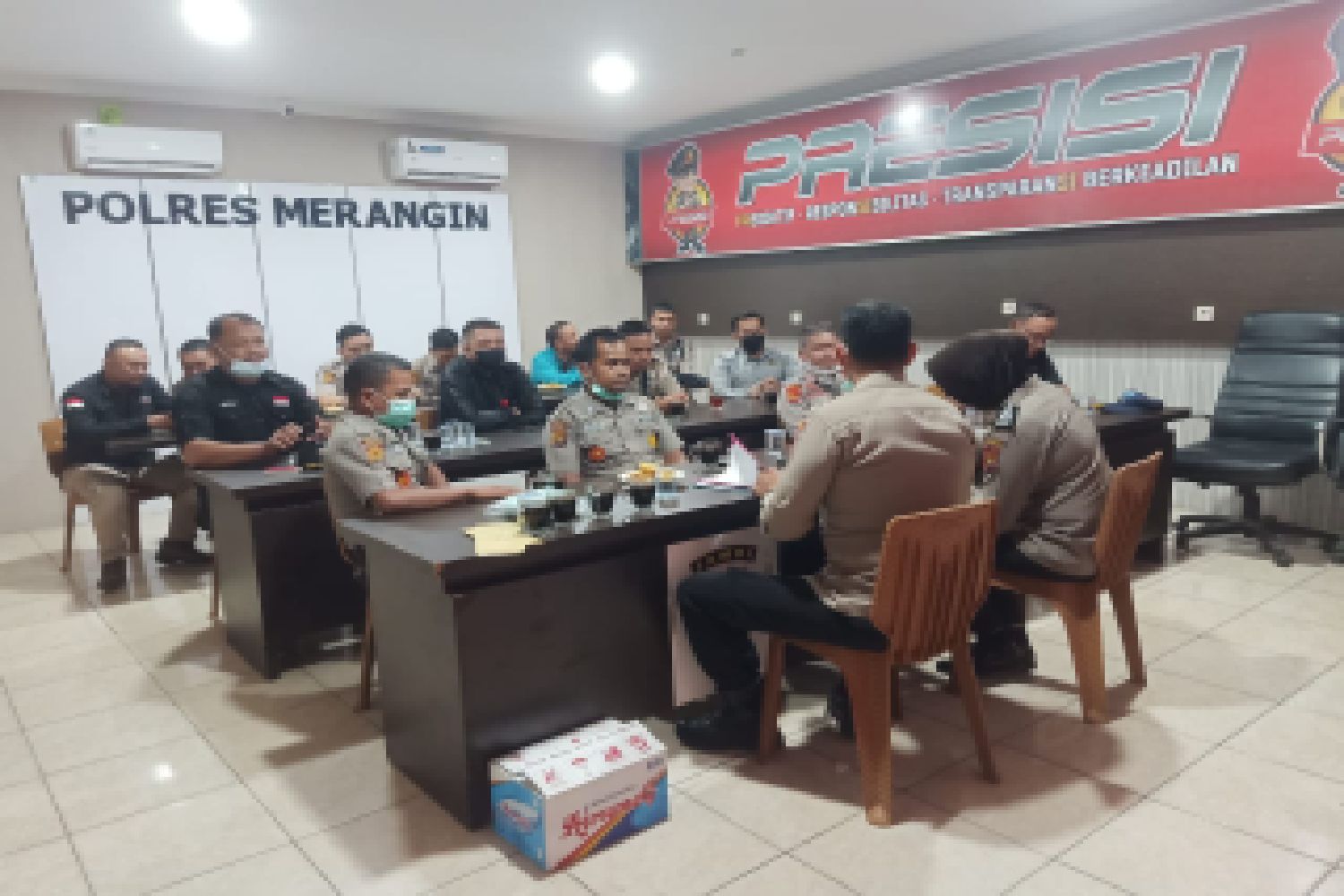 Satbinmas Polres Merangin Berikan Edukasi guna Pelayanan Publik Pada Security