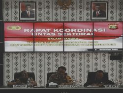 Kapolres Merangin Pimpin Rapat Koordinasi Lintas Sektoral Dalam Rangka Natal 2022 dan Menyambut Tahun Baru 2023