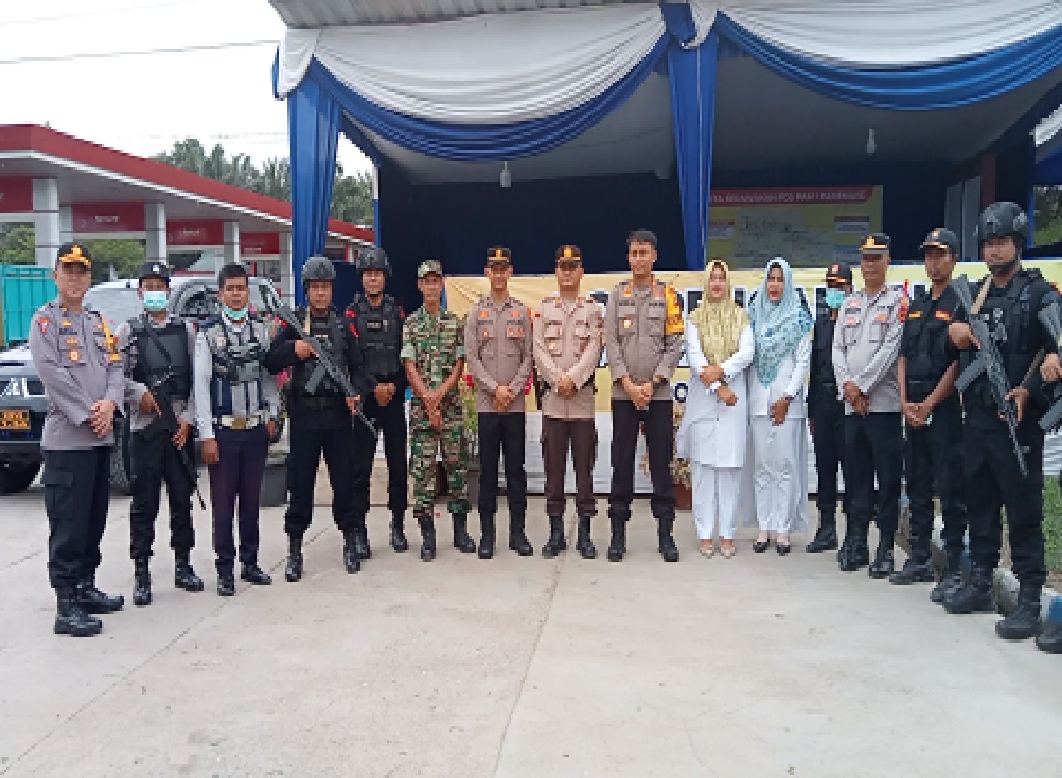 Hari Pertama Ops Lilin 2022, Kapolres Cek Pos PAM dan Pos YAN