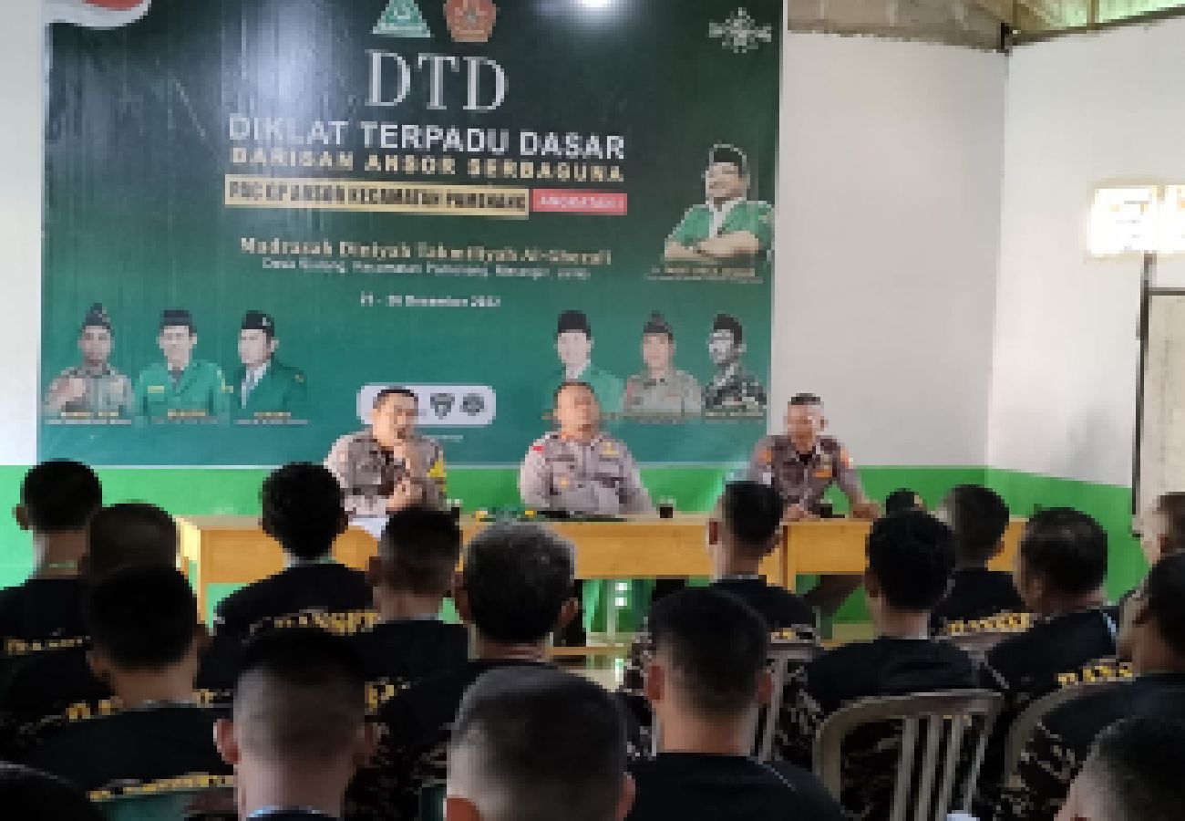 Kapolsek Pamenang,Penerapan Nilai Nilai luhur Pancasila dan Nkri Harga Mati pada GP Anshor Pamenang