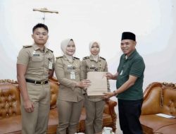 Pj.Bupati Tebo H.Aspan ST Sambut Kunjungan  3 Praja Institut  Pemerintah Dalam Negeri  (IPDN) Asal Kabupaten Tebo Di Kediaman Rumah Dinas Bupati