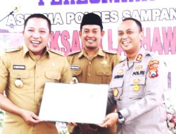 BUPATI SAMPANG : RESMIKAN ASRAMA POLRI WICAKSANA LEGAWA POLRES SAMPANG