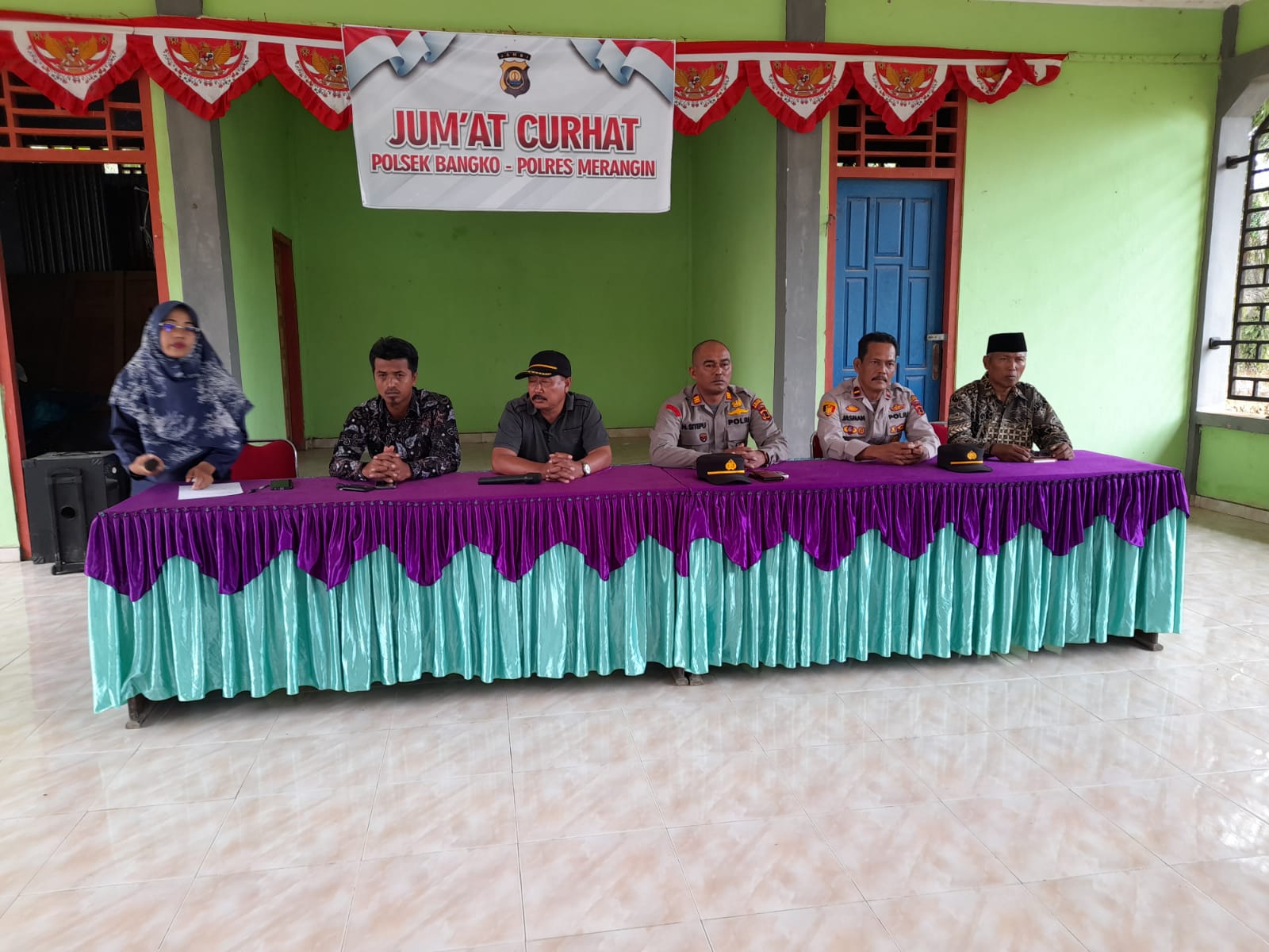 Pelaksanaan Program Quick wins Presisi Jum’at Curhat Polsek Bangko