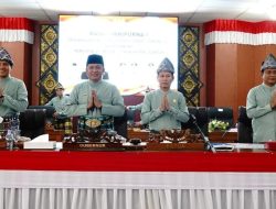 Dandim 0402/OKI, Hadiri Rapat Paripurna I DPRD Kab. Ogan Ilir Tahun Sidang 2023 dalam Rangka Memperingati HUT ke 19.