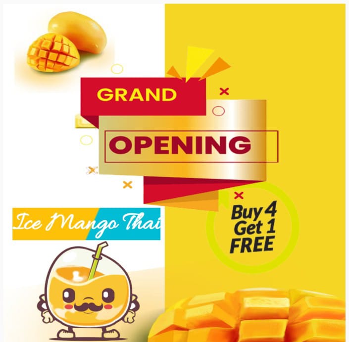 YUUUK MAMPUR COBAIN : ICE MANGGO THAI HARI INI GRAND OPENING DIKOTA MEDAN