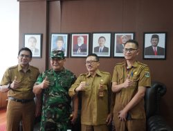 Bangun Sinergi, Danrem 064/MY Silaturahmi dengan Dinas Pertanian dan Bappeda Banten*