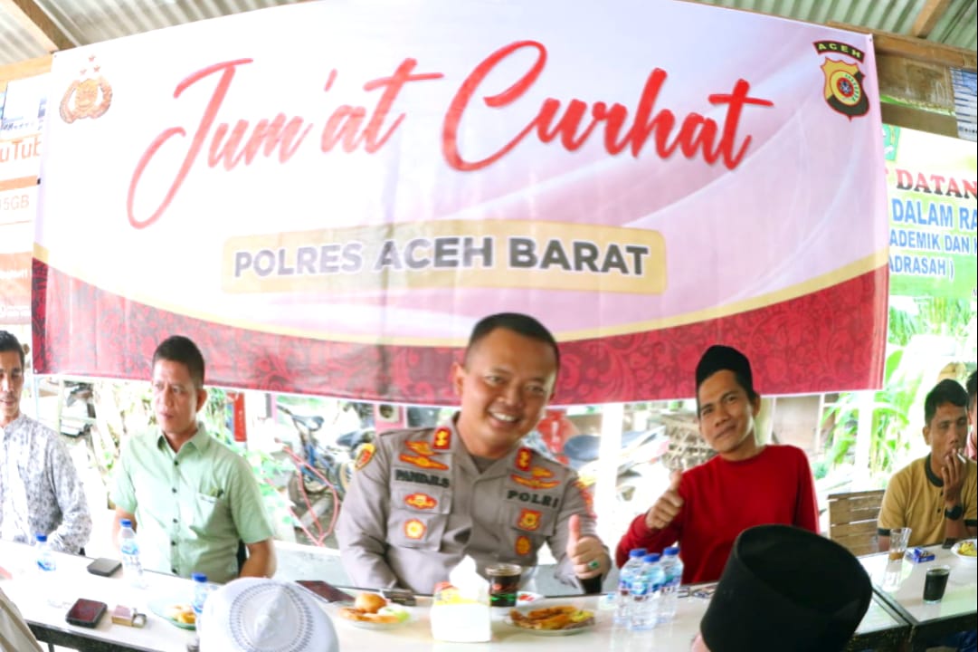 TAMPUNG ASPIRASI : KAPOLRES ACEH BARAT TURUN LANGSUNG TEMUI MASYARAKAT