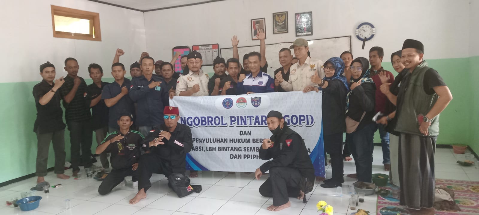 GABSI Distrik Lebak Gelar Acara Ngobrol Pintar (Ngopi) Tentang Hukum Bersama LBH Bintang Sembilan Dan PPIPHII 