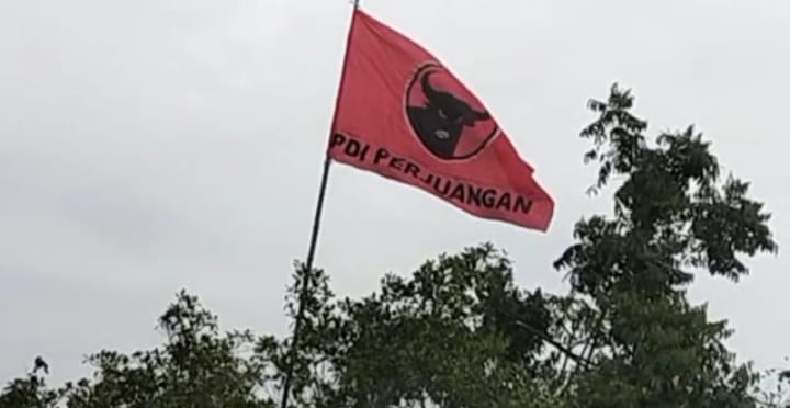 SOROTAN : KOTA LANGSA MEMERAH – BENDERA PARTAI PDI-P BERKIBAR HINGGA KEPELOSOK DESA