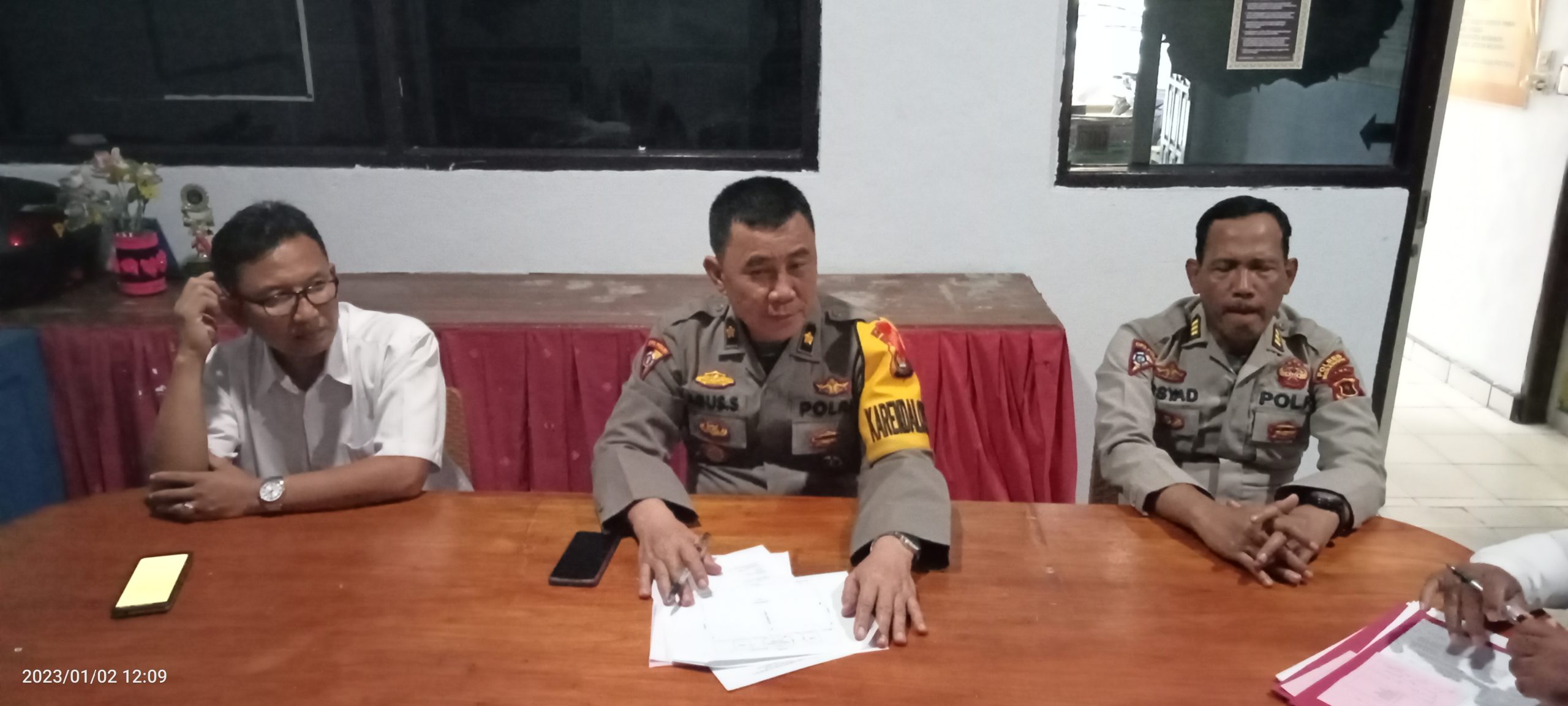 Kapolres Terima Kunjungan Perwakilan Warga Desa Bungo Antoi di Ruang Aula Sat Intelkam.