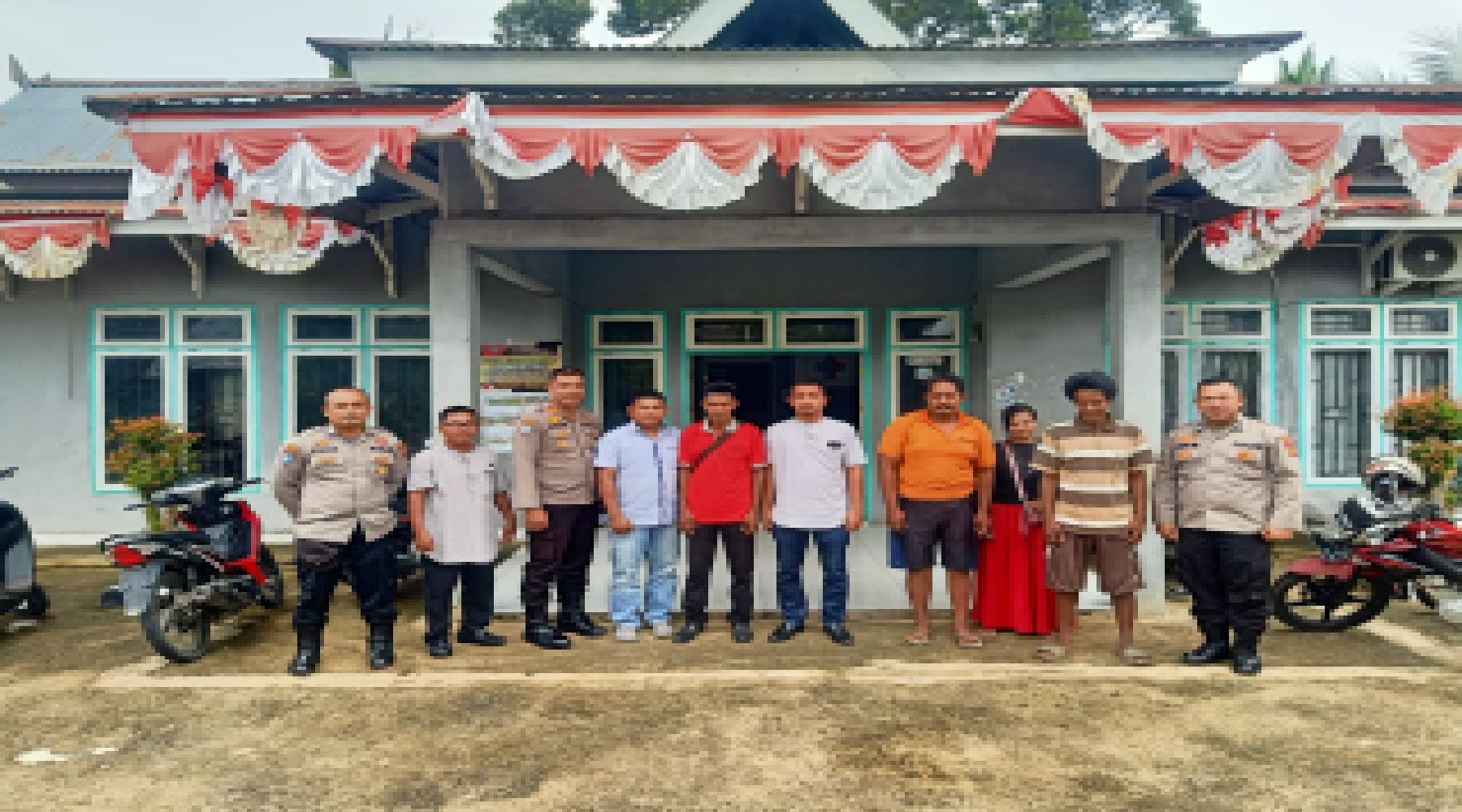 Satbinmas Polres Merangin Laksanakan Rapat Koordinasi Pemanfaatan Tanah Milik Warga Suku Anak Dalam Guna meningkatan perekonomian.