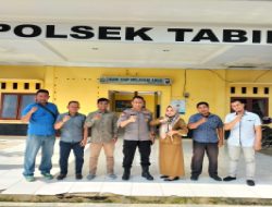 Polsek Tabir Terima Kunjungan PPK Kecamatan Tabir dalam Rangka Koordinasi dan Persiapan Pemilu 2024.