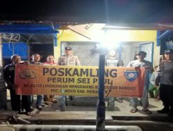 Pos Siskamling di Kelurahan Dusun Bangko Paling Banyak dan Paling Aktif di Merangin Hasil Survey Satbinmas Polres Merangin