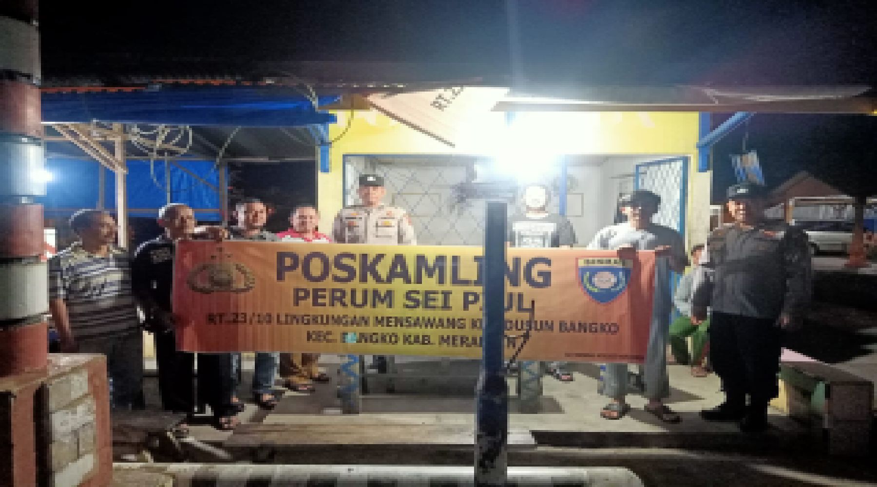 Pos Siskamling di Kelurahan Dusun Bangko Paling Banyak dan Paling Aktif di Merangin Hasil Survey Satbinmas Polres Merangin