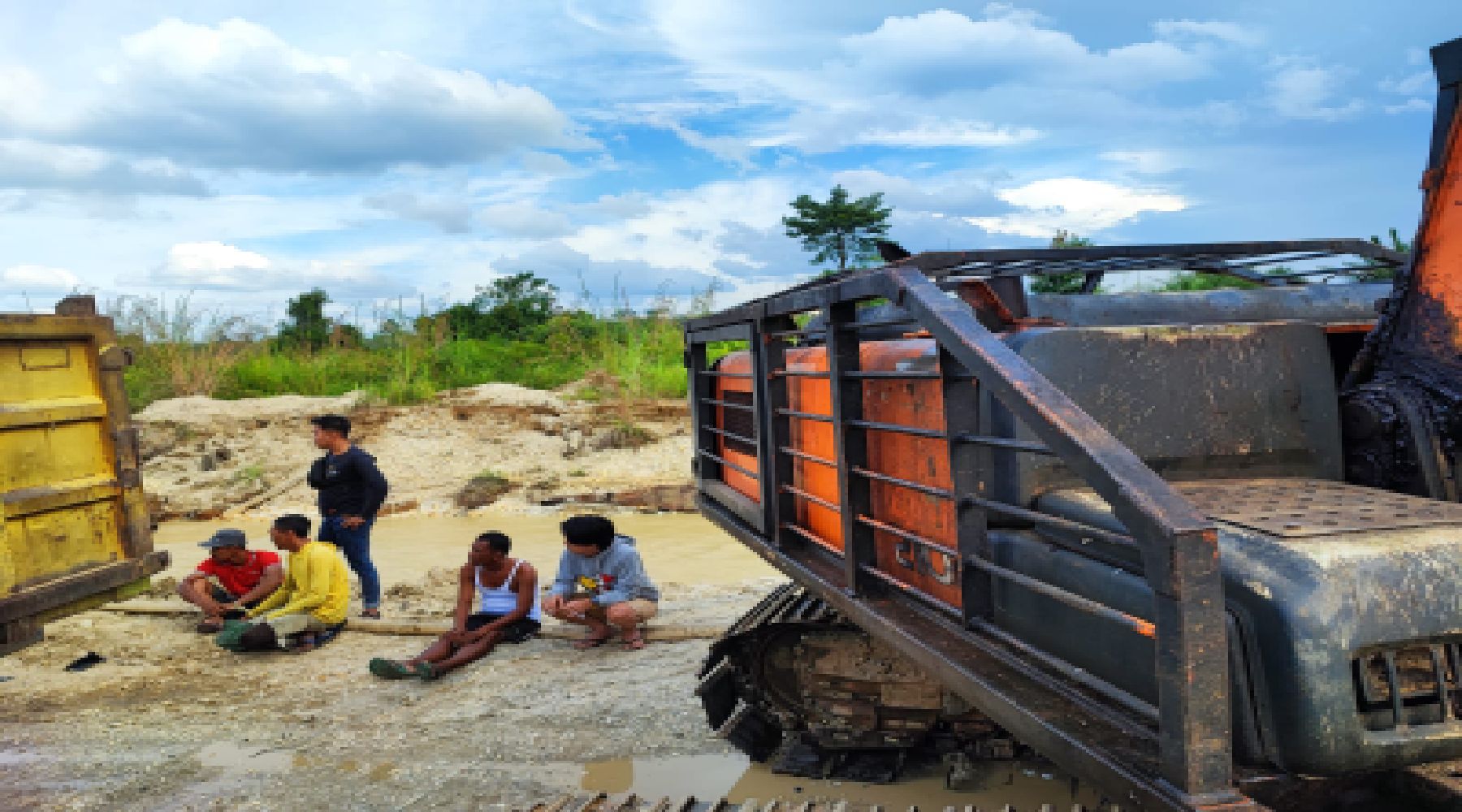 Tim Gabungan Kembali Tangkap Pemodal dan Alat Berat Bekerja Peti di Wilayah Hukum Polres Merangin