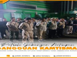 Respon cepat Kompol. Pamenan. SH.MM Kapolsek Kota Baru Jambi akan Indikasi Gangguan Kamtibmas di wilayah hukum nya