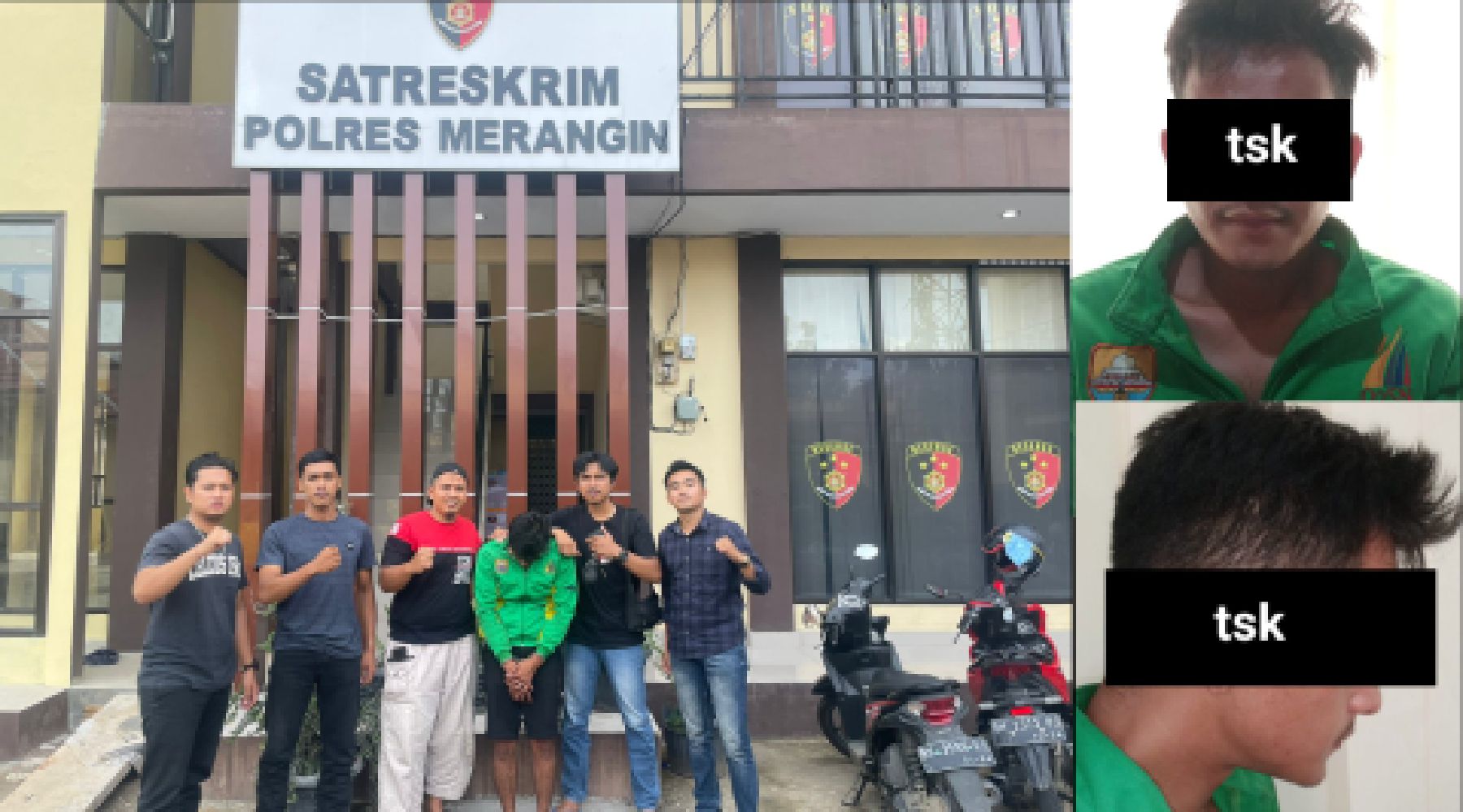 Tim II Opsnal Polres Merangin Amankan Di Duga Penggelapan Sepeda Motor Matic di Dusun Bangko