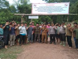 Kapolsek Batang Asai Bersama Masyarakan Desa Batu Empang Cegah PETI