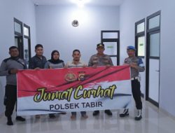 Polsek Tabir, Laksanakan Jum’at Curhat secara Profesional dan Laksanakan secara ” DIALOG KEKELUARGAAN ” di PT. KPAL